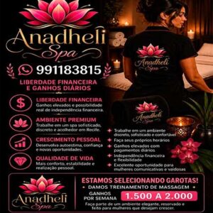 Vaga de Emprego Anadheli Spa